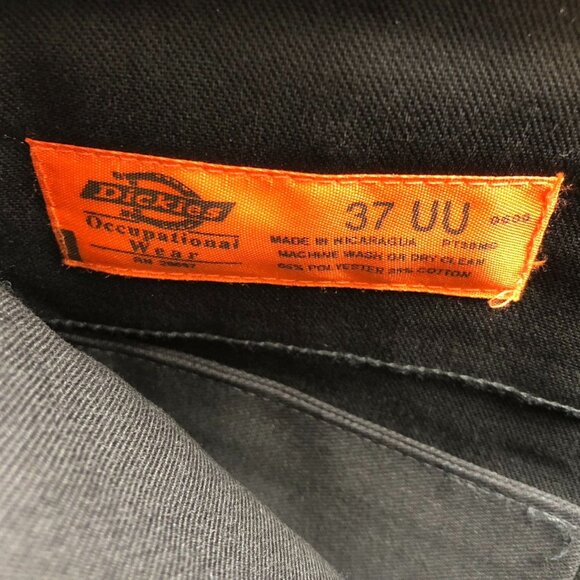 NWT Dickies Mens Work Pants Size 37UU Slim Straight Leg Black Workwear Classic - Picture 9 of 14